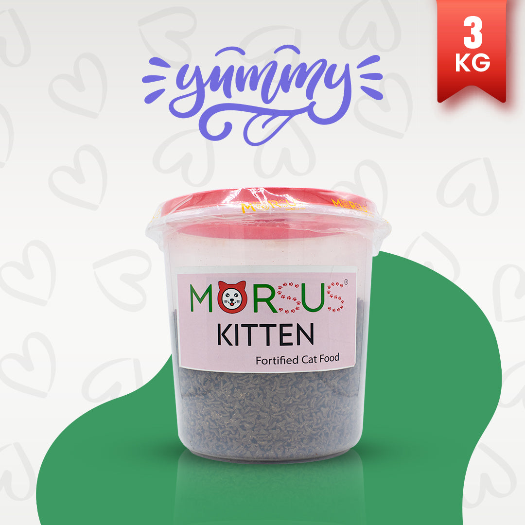 Morsus Kitten Food (2-12 Months)- Chicken, Fish and Vegetable Flavour 3kg