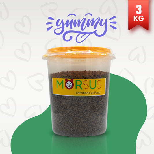 Morsus Adult Cat Food (1+ year)- Chicken Flavour 3kg Bucket