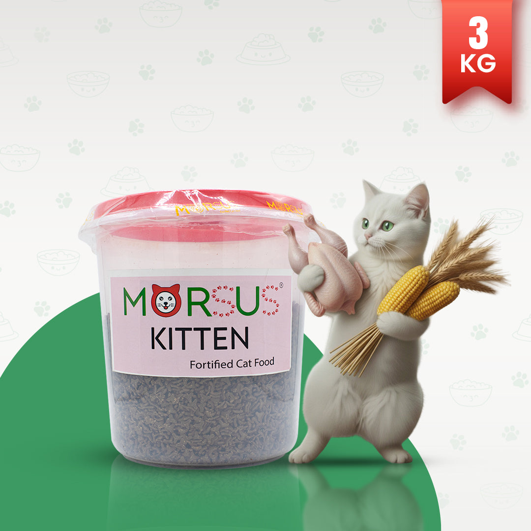 Morsus Kitten Food (2-12 Months)- Chicken, Fish and Vegetable Flavour 3kg