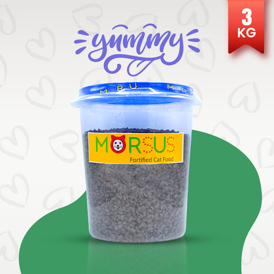 Morsus Adult Cat Food (1+ year)- Seafood Flavour 3kg Bucket