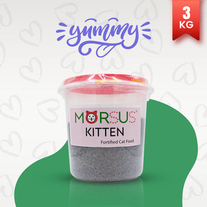 Morsus Kitten Food (2-12 Months)- Chicken, Fish and Vegetable Flavour 3kg