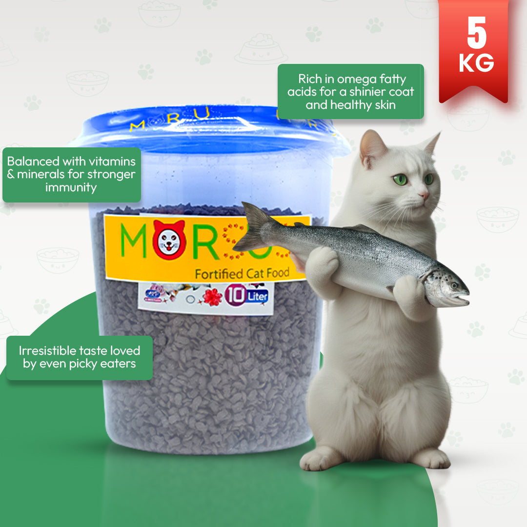 Morsus Adult Cat Food (1+ year)- Seafood Flavour 5kg Bucket