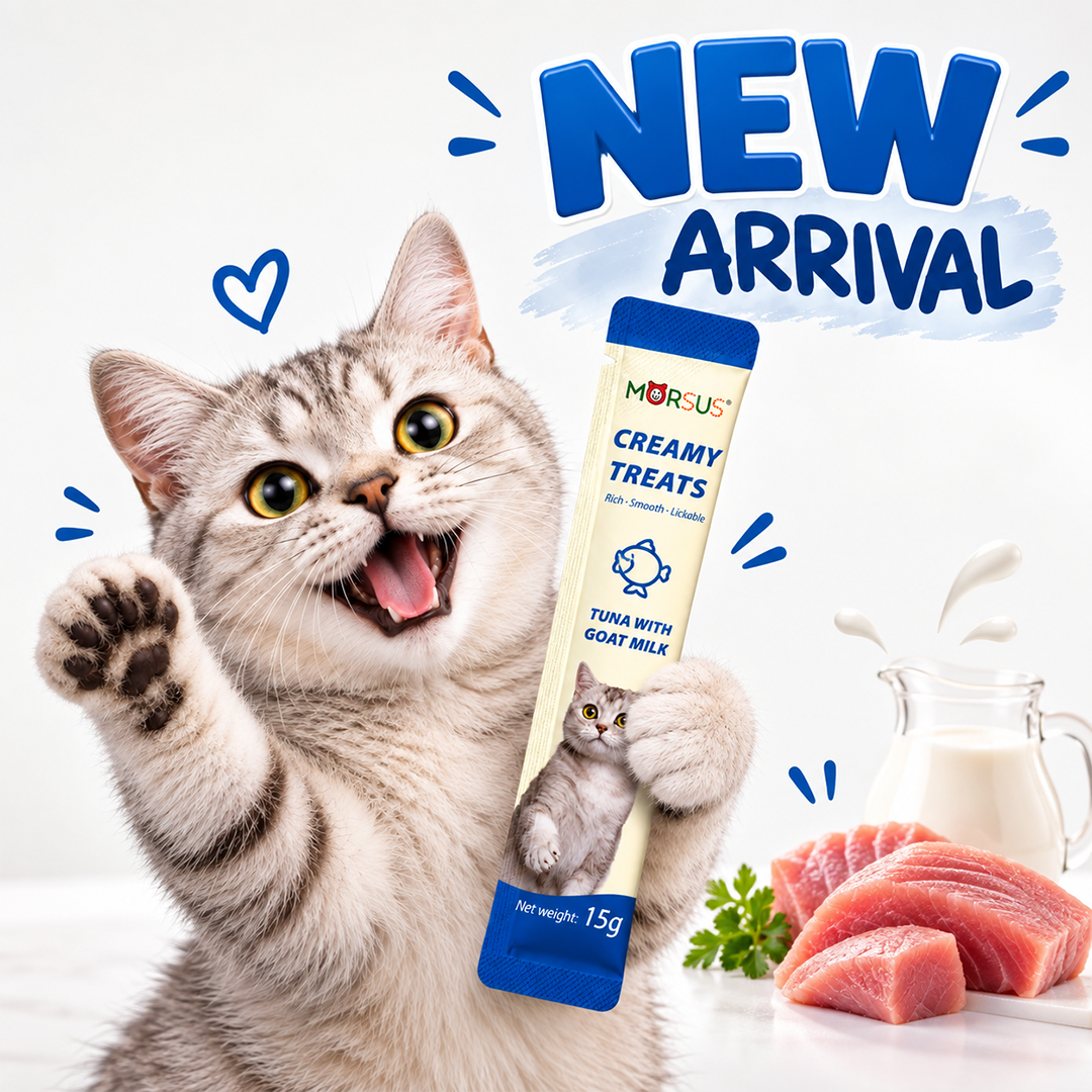 Morsus Creamy Cat Treats - Tuna with Goat Milk 75g (5 x 15g)