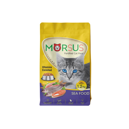 Morsus Adult Cat Food (1+ year)- Seafood Flavour 1.2kg