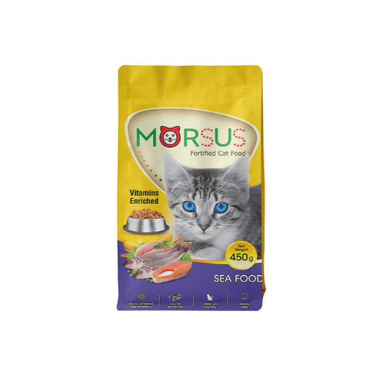 Morsus Adult Cat Food (1+ year)- Seafood Flavour 450g