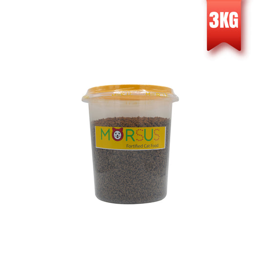 Morsus Adult Cat Food (1+ year)- Chicken Flavour 3kg Bucket