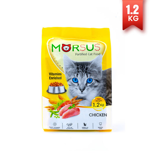 Morsus Adult Cat Food (1+ year)- Chicken Flavour 1.2kg