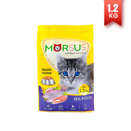 Morsus Adult Cat Food (1+ year)- Seafood Flavour 1.2kg